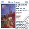 Theodorakis Mikis - Impressions For Saxophone And Orchestra cd