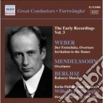 Wilhelm Furtwangler: The Early Recordings Vol.3 - Weber, Mendelssohn, Berlioz