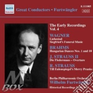 Wilhelm Furtwangler: Great Conductors - Wagner, R. Strauss, Brahms, J. Strauss II cd musicale di Richard Strauss