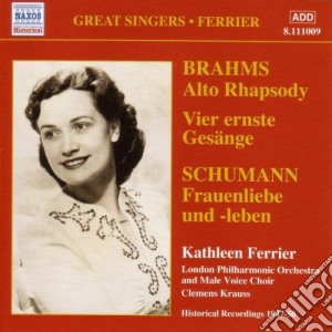 Kathleen Ferrier: Greatest Singers - Brahms, Schumann cd musicale di Johannes Brahms