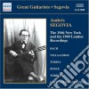 Andres Segovia - New York 1946 And 1949 London Recordings cd