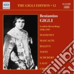 Beniamino Gigli - Gigli Edition Vol.12: London Recordings (1946-1947) cd