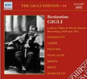 Beniamino Gigli - Gigli Edition, Vol.14: Londra, Milano, Rio De Janeiro (1949, 1951) cd musicale di Beniamino Gigli