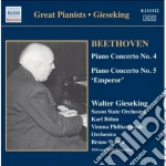 Ludwig Van Beethoven - Concerto Per Pianoforte N.4 Op.58, N.5 Op.73 imperatore cd