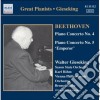 Ludwig Van Beethoven - Concerto Per Pianoforte N.4 Op.58, N.5 Op.73 imperatore cd