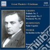 Ignaz Friedman: Great Pianists - Chopin, Rubinstein, Weber cd