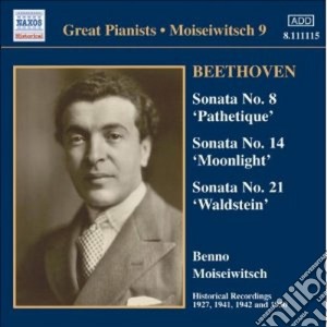 Ludwig Van Beethoven - Sonata Per Pianoforte N.8, N.14, N.21 cd musicale di Beethoven ludwig van