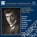 Benno Moiseiwitsch - Acoustic Recordings 1916-1925