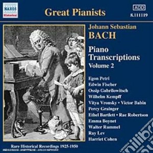 Johann Sebastian Bach - Trascrizioni Per Pianoforte, Vol.2 cd musicale di Johann Sebastian Bach