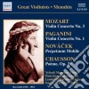 Wolfgang Amadeus Mozart - Concerto Per Violino N.3 K 216 cd