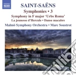 Camille Saint-Saens - Sinfonia In Fa Maggiore 'urbs Roma', La Jeunesse D'Hercule Op.50 cd
