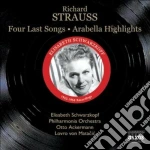Richard Strauss - 4 Ultimi Lieder, Arabella (estratti) cd