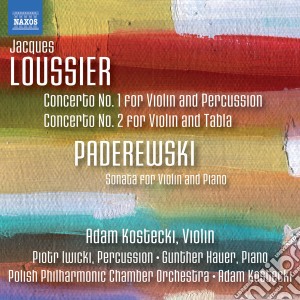 Jacques Loussier - Concerto N.1 Per Violino E Percussioni, Concerto N.2 Per Violino E Tabla cd musicale di Loussier