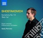 Dmitri Shostakovich - Symphony No.13 Babi Yar cd