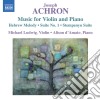 Joseph Achron - Opere Per Violino E Pianoforte cd