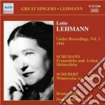 Lehmann Lotte - Lieder Recordings, Vol.3 (1941) cd