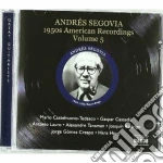Andres Segovia - American Recordings, Vol.5: Anni '50 cd