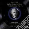 Bela Bartok - Violin Concerto No.2 , Violin Sonata No.1 cd