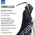 Jean Sibelius - Jedermann Op.53, 2 Serious Melodies Op.77, In Memoriam Op.59 cd