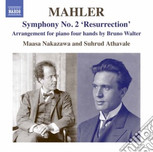 Gustav Mahler - Symphony No.2 Resurrection (Arr.di Bruno Walter Per Pianoforte A 4 Mani) cd musicale di Mahler