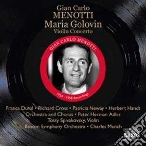 Gian Carlo Menotti - Maria Golovin, Concerto Per Violino(2 Cd) cd musicale di Menotti gian carlo