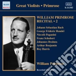 Primrose William - Recital, Vol.2: 1939-1952 cd