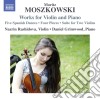 Moritz Moszkowski - Works For Violin And Piano cd