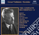 Fritz Kreisler: The Complete Recordings, Vol. 11 cd