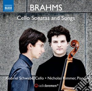 Johannes Brahms - Sonate Per Violoncello Opp.38 E 99, 6 Lieder (trascr.g.schwabe E N. Rimmer) cd musicale di Brahms