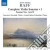 Joseph Joachim Raff - Complete Violin Sonatas Vol.1 cd