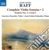 Joseph Joachim Raff - Complete Violin Sonatas, Vol. 2 cd