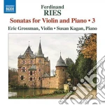 Ferdinand Ries - Sonatas For Violin and Piano, Vol. 3 cd