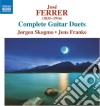 Jose' Ferrer - Complete Guitar Duets cd