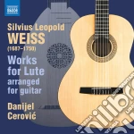 Silvius Leopold Weiss - Works For Lute Arranged For Guitar cd