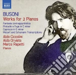 Ferruccio Busoni - Works For 2 Pianos cd