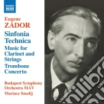 Eugene Zador - Sinfonia Technica / Music For Clarinet And Strings cd