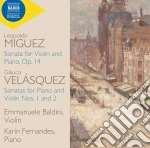 Leopoldo Miguez / Glauco Velasquez - Violin Sonatas cd