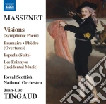 Jules Massenet - Visions (Symphonic Poem) cd