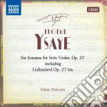 Eugene Ysaye - Six Sonatas For Solo Violin Op. 27 (2 Cd) cd