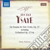 Eugene Ysaye - Six Sonatas For Solo Violin Op. 27 (2 Cd) cd