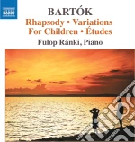 Bela Bartok - Rhapsody, Variations For Children, Etudes cd