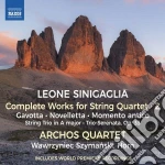 Leone Sinigaglia - Complete Works For String Quartet, Vol. 2 cd