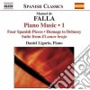 Manuel De Falla - Opere Per Pianoforte (integrale), Vol.1 cd