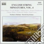 David Lloyd-Jones Sinfonia - English String Miniatures, Vol 4: Hope, Bridge, Carse, Tomlinson, Holst, Delius, Lewis cd