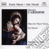 Giacomo Carissimi - Messa A 3 Voci Maschili, 6 Mottetti cd
