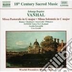 Johann Baptist Vanhal - Missa Pastoralis, Missa Solemnis cd