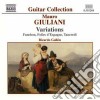 Mauro Giuliani - Opere X Chitarra Vol.1: Variazioni cd
