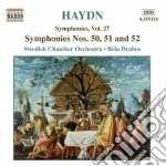 Joseph Haydn - Symphony No.50, 51 E 52 cd