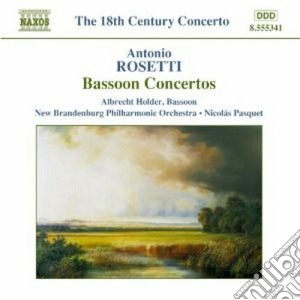 Antonio Rosetti - Concerti Per Fagotto cd musicale di Rosetti francesco an