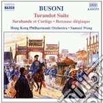 Ferruccio Busoni - Turandot (suite Op.41) , 2 Studi Per Il 'doktor Faust' Op.51, Berceuse Elegiaque cd
